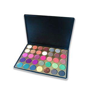 Más de 35 colores paleta de sombra de ojos de Color cálido brillo mate de sombra de ojos cosméticos - Product Image 4