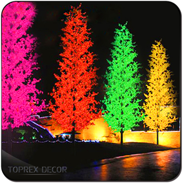 artificial fall lighted maple tree 24 led thanksgiving decorations table lights battery operated for