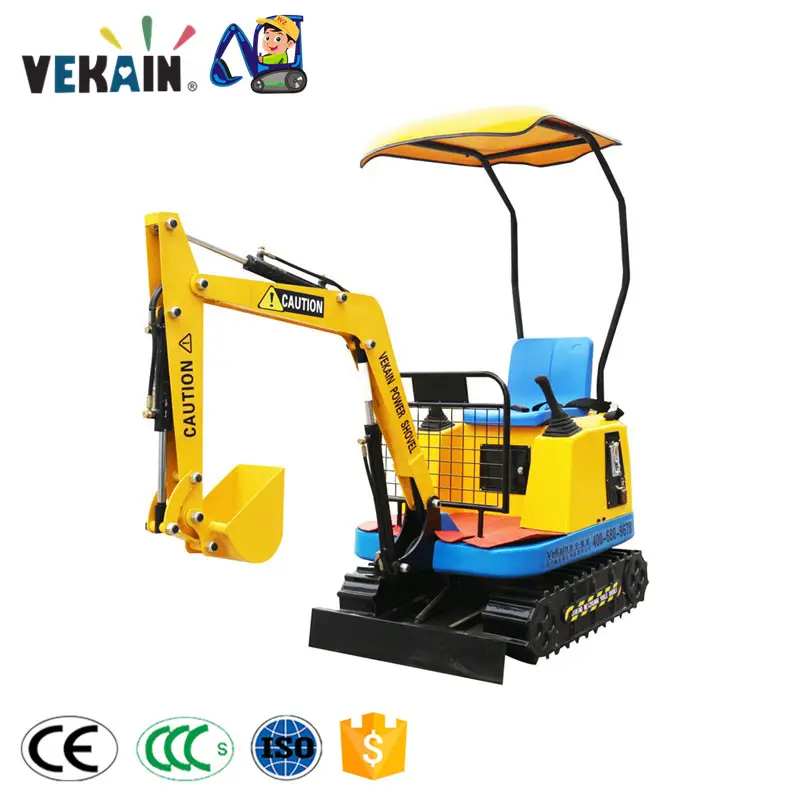 Amusement mini digger kid toys/Entertainment excavator for sale