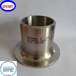 Sfenry ASME B16.9 بعقب اللحام شاقة وصلة التراكب SCH40 STD SCH80 الفولاذ المقاوم للصدأ كعب رقيق