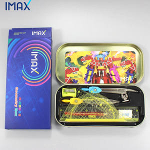 Boîte en métal grande taille « IMAX » 10 pièces, boîte à instruments de géométrie <span class=keywords><strong>avec</strong></span> grande écrou - Product Image 2