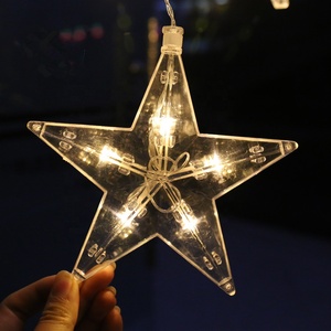 Luci <span class=keywords><strong>a</strong></span> Cascata <span class=keywords><strong>a</strong></span> <span class=keywords><strong>LED</strong></span> per Esterni <span class=keywords><strong>a</strong></span> Forma di Stella, Decorazione Natalizia, <span class=keywords><strong>Tenda</strong></span> <span class=keywords><strong>Luminosa</strong></span> <span class=keywords><strong>a</strong></span> <span class=keywords><strong>LED</strong></span> per Soffitto - Product Image 6
