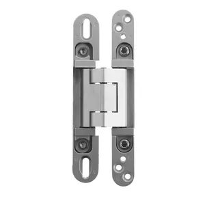 Invisible Hinge Heavy Duty Zinc Alloy Concealed Hidden 180 Degree Swing Hinge 3 Way Adjustable door Hinge