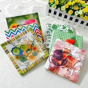 2 Ply 3 Ply Fancy Printed Paper Party Napkins For Birthday Party With High Quality, Paper Napkins Factory