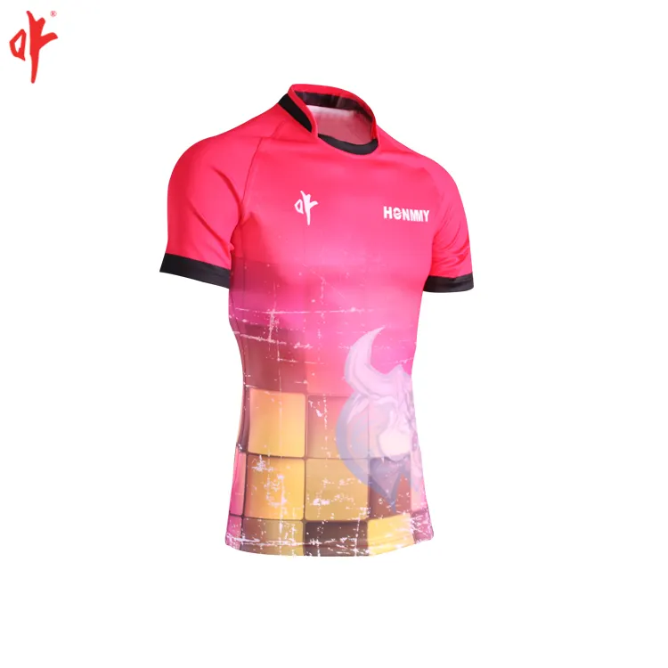 Đồng Phục Thăng Hoa Đầy Đủ, Áo Thun Bóng Bầu Dục, Áo Bóng Đá Đỏ Jersey Úc Rugby Jersey