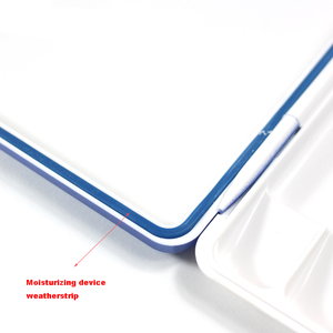 Bview MT-003 <span class=keywords><strong>Tavolozza</strong></span> Rettangolare per Pittura ad Acquerello in Materiale ABS con Funzione Idratante per Artisti - Product Image 3