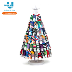 Support de présentation attrayant pour points de vente, présentoir de chaussettes en bois personnalisé pour magasin de détail, support de chaussettes sur mesure - Product Image 1