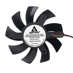 80mm 80 GDA8015 de 3 pulgadas, 80mm x 80mm x 15mm 8015 DC sin escobillas de refrigeración Axial ventilador de escape DC 5v 12v 24v