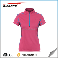 Chemise d'équitation en jersey rose M125 Custom Made High Quality Sport Fashion pour femmes Outdoor
