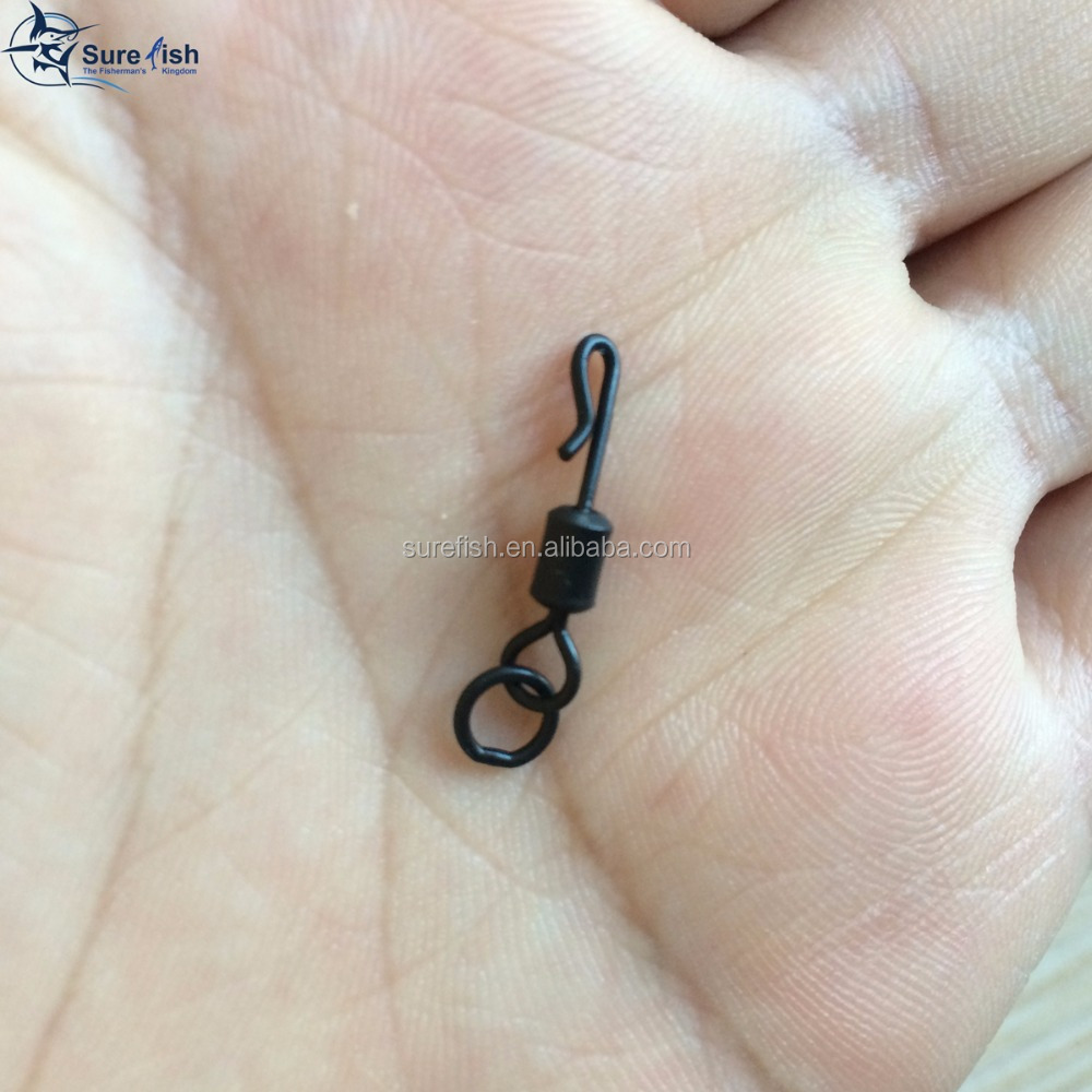 Carp Fishing Bait Screw With 4.4mm Ring – Terminal Tackle For Chod & Ronnie Rigs (Black)