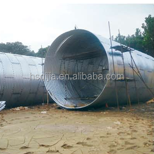 ร้อนสังกะสีเคลือบท่อระบายน้ำ,ลูกฟูกเหล็กคาร์บอน <span class=keywords><strong>culvert</strong></span>,แผนที่ culverts - Product Image 5