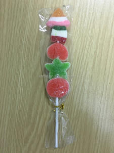 Piruleta de Gelatina con Forma de Oso de Colores Variados, Caramelo de Gelatina, Gomita Suave Tipo <span class=keywords><strong>Kebab</strong></span> - Product Image 2