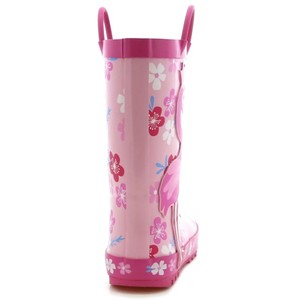 Flamingo niños <span class=keywords><strong>botas</strong></span> <span class=keywords><strong>de</strong></span> goma al por mayor zapatos <span class=keywords><strong>de</strong></span> agua zapatos Funky <span class=keywords><strong>botas</strong></span> Wellington - Product Image 4