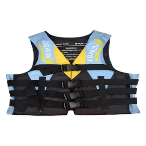 Kayak marino professionale in Neoprene personalizzato surf giubbotto di salvataggio gonfiabile giubbotti di salvataggio marini all'aperto di nuova moda per adulti