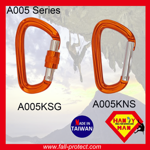 25KN Robust Straight Gate Light Aluminum Carabiner - Product Image 5