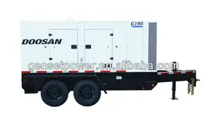 Portable Doosan Diesel Generator / Trailer Type