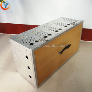 Gabbia per allevamento di piccioni a 5 fori/mangiatoia per gabbia per piccioni da corsa scatola di trasporto in acciaio inossidabile - Product Image 4