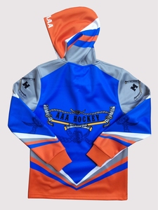 최신 디자인 양털 빈 자수 하키 까마귀 사용자 정의 승화 아이스 하키 후드 저지 - Product Image 6