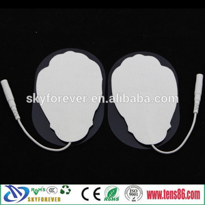 5 * 8 cm feuille en forme de TENS électrodes réutilisables, Colorful electrode pads avec le prix concurrentiel - Product Image 1