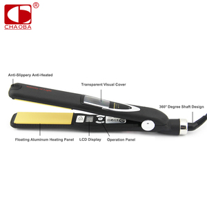 CB-9233 <span class=keywords><strong>CHAOBA</strong></span> معدات صالون تجميل سريع المهنية مكواة فرد الشعر ، 2 في 1 مكواة فرد الشعر مكواة تجعيد - Product Image 3