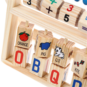 Giocattolo del bambino di Colore volto sorridente di Legno Montessori calcolo orologio Educazione della Prima <span class=keywords><strong>Infanzia</strong></span> In Età Prescolare Formazione Giocattoli Per Bambini - Product Image 6