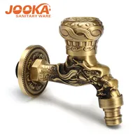 Antique Brass Dragon Animal Carved Shape Faucet