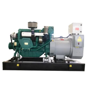 Auxiliary 150kva weichai water cooled marine diesel generator set