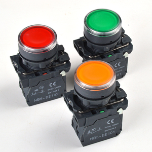 22MM Waterproof Illuminated <strong>Push</strong> <strong>Button</strong> Switch Momentary Direct-type Switch with Integral LED NB5 XB5 AW33B1C 22mm <strong>Spring</strong> Return - Product Image 1