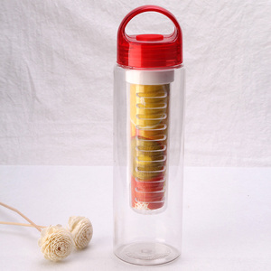 Muchas opciones de color ecológico 750 ml BPA libre tritan plástico fruta infuser botellas de agua - Product Image 2
