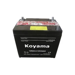 Специальная модель 12 В 24 Ач сухая зарядка Автоматическая пусковая батарея 12N24-4 - Product Image 1