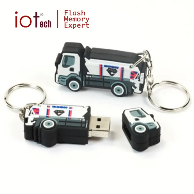 OEM Branded Custom Rubber Stripfiguur USB Flash Drive