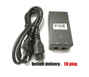 อะแดปเตอร์อีเธอร์เน็ตหัวฉีด1A POE 48V กล้อง IP แหล่งจ่ายไฟปลั๊ก EU อะแดปเตอร์ <span class=keywords><strong>CCTV</strong></span> รักษาความปลอดภัย - Product Image 4