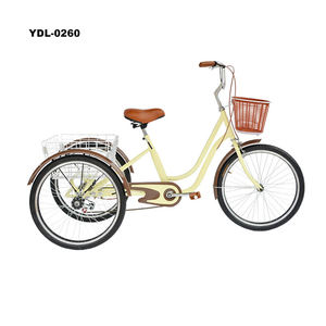 Marché de gros en Chine 24 ''Tricycle 6 vitesses Tricycle de magasinage Tricycle pas cher pour adultes - Product Image 3