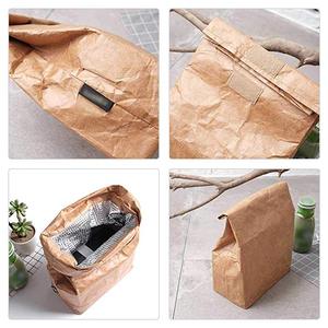 Umwelt freundliche wieder verwendbare isolierte Tyvek-Papier-Lunch-Kühltasche