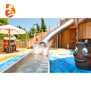 Sân Chơi Nước Ngoài Trời Chất Lượng Cao Bể Bơi Ống Thép Không Gỉ Xoắn Ốc Dài - Product Image 2