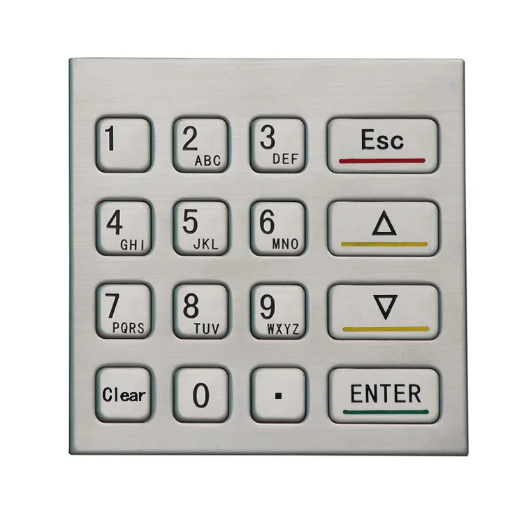 Kata Sandi Atm 4X4 Tombol Fungsi Keypad Numerik