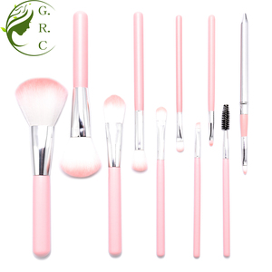 Profesional de <span class=keywords><strong>maquillaje</strong></span> cepillos limpiador cosmético Etiqueta Privada hacer de cepillo Rosa 10pcs cepillo de <span class=keywords><strong>maquillaje</strong></span> - Product Image 1