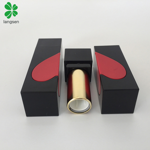 Beauty Plastic square Red Heart Lipstick <strong>Tubes</strong>, BPA Free Lipstick Containers, love Heart Lipstick <strong>Tube</strong> - Product Image 5