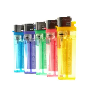 Acheter pas cher cigarette en ligne transparent briquet jetable, usine meilleure vente de briquets avec pierre