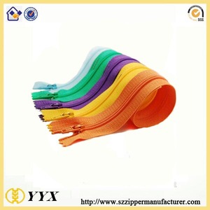 #3 #5 Pas cher glissière en nylon Longue tirette en nylon Dents en or Nylon Zipper - Product Image 1