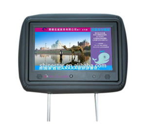Écran du lecteur de <span class=keywords><strong>la</strong></span> publicité de taxi cab appui-tête de 7 pouces LCD avec capteur de corps IR - Product Image 4