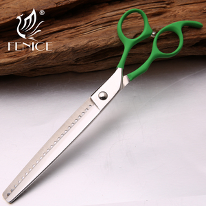 Fenice-Tijeras profesionales para el cuidado de mascotas, tijeras de adelgazamiento, acero inoxidable, 7,5 pulgadas - Product Image 6