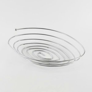 Elegante triángulo espiral diseño cocina hierro alambre ecológico cesta de almacenamiento de alimentos - Product Image 1