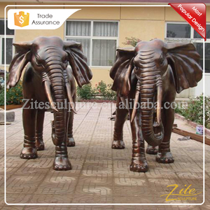 <span class=keywords><strong>Venta</strong></span> caliente Al Aire Libre de Tamaño Natural <span class=keywords><strong>en</strong></span> Bronce Grandes Estatuas de Elefantes - Product Image 1