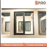 Ventanas de aluminio a la moda, 3 vías, Interior curvo, Triple francés, barato, para oficina, ventana de recepción de vidrio deslizante