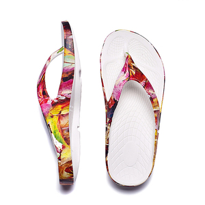 Phụ Nữ Đàn Ông In Giày Vườn Ngoài Trời Arch Hỗ Trợ Phục Hồi Dép Đi Biển <span class=keywords><strong>Flip</strong></span> <span class=keywords><strong>Flop</strong></span> - Product Image 4