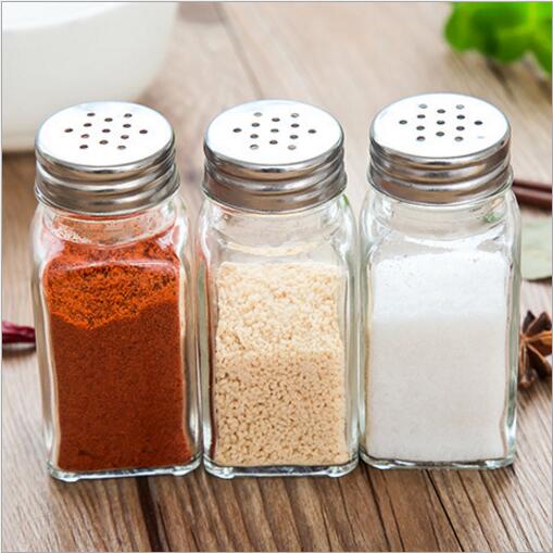 4oz 8oz Salt and Pepper Shakers Saleros Seasoning spice jars glass