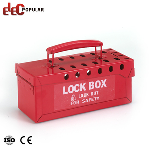 <strong>Portable</strong> Metal Group Safety Lockout Box Industry Electrical Carbon Steel Material Key Cylinder <strong>Locks</strong> - Product Image 2