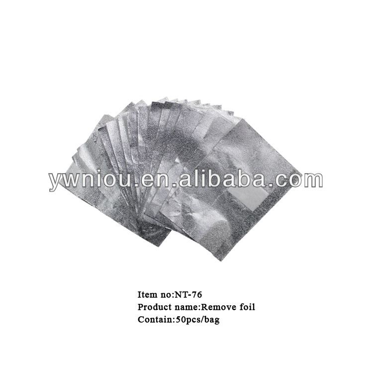 Алюминиевая фольга и хлопок/пользовательские чехлы для ногтей