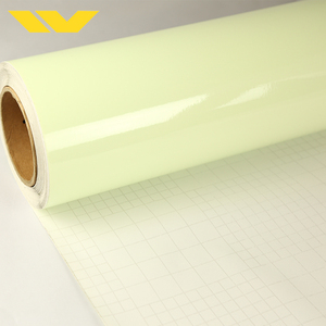 Benutzerdefinierte glow in <span class=keywords><strong>the</strong></span> dark reflexstreifen aufkleber leucht vinyl fluorescent glow band - Product Image 3